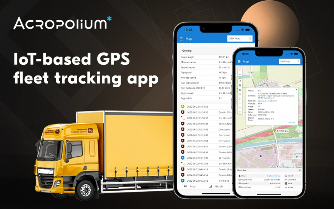 IoT-Based GPS Fleet Tracking App Development