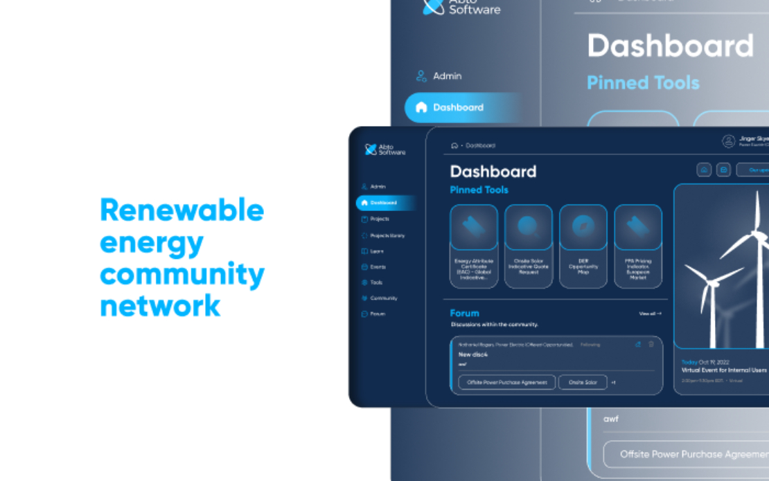 Renewable energy community network