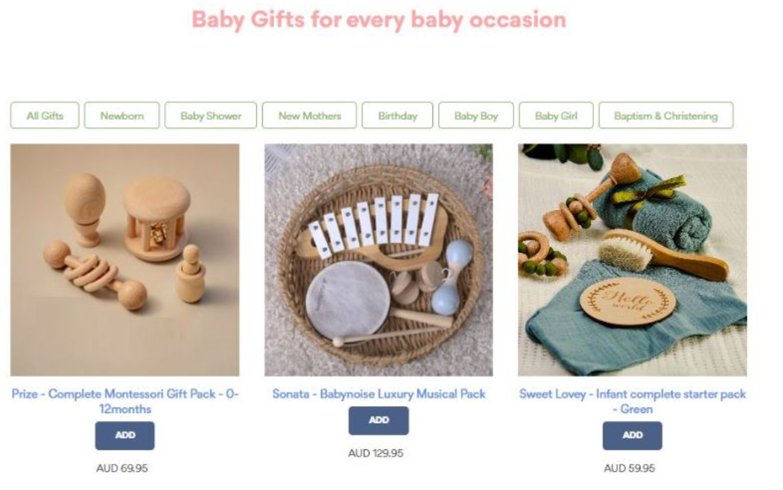 Gift For Babies With Shopify Store