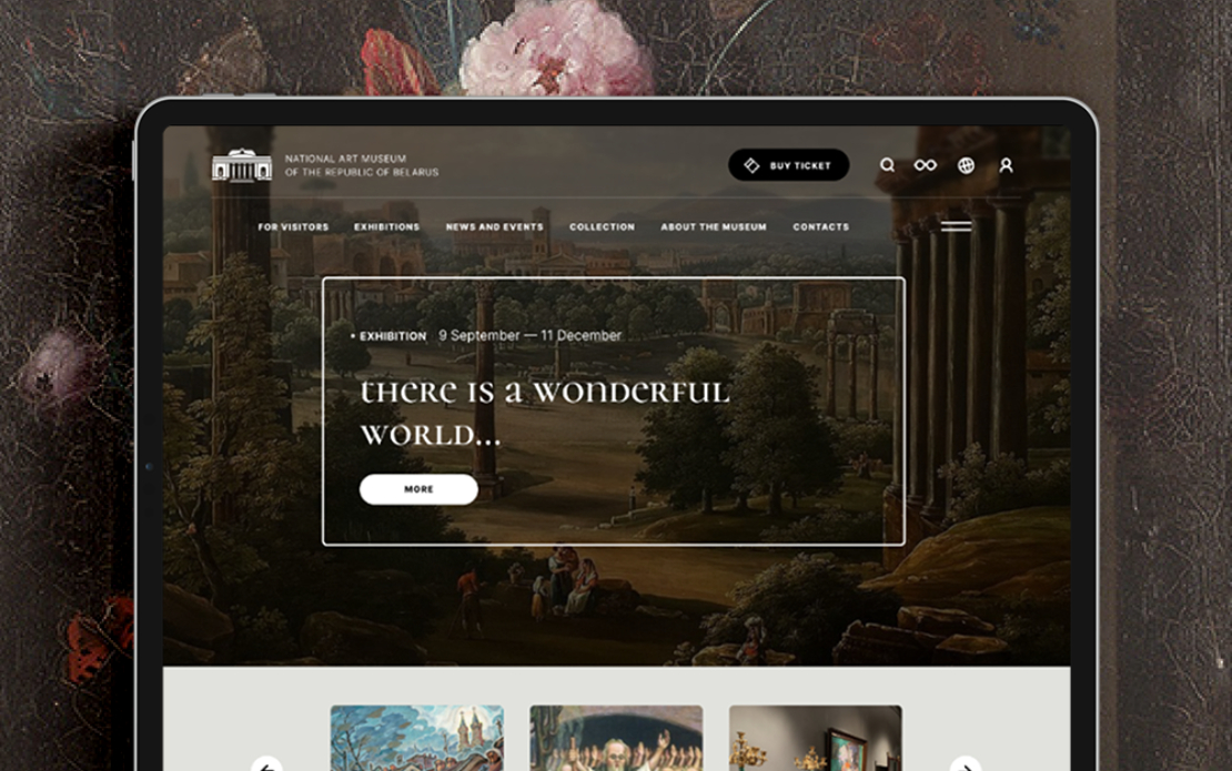 Artmuseum — web portal of the main museum of Belarus
