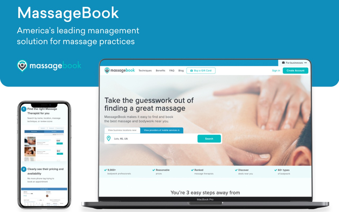 America's leading management solution for massage