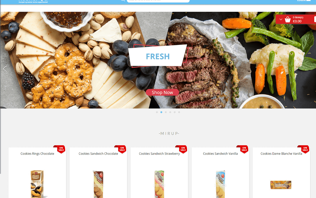 Belgian online kosher supermarket