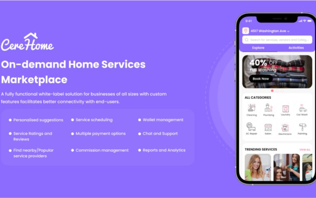 CereHome - On-Demand Home Services 