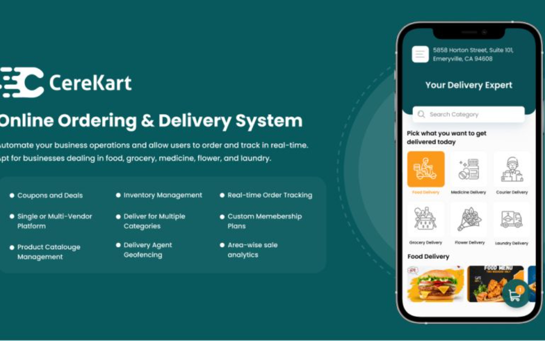 CereKart - Online Ordering & Delivery System 