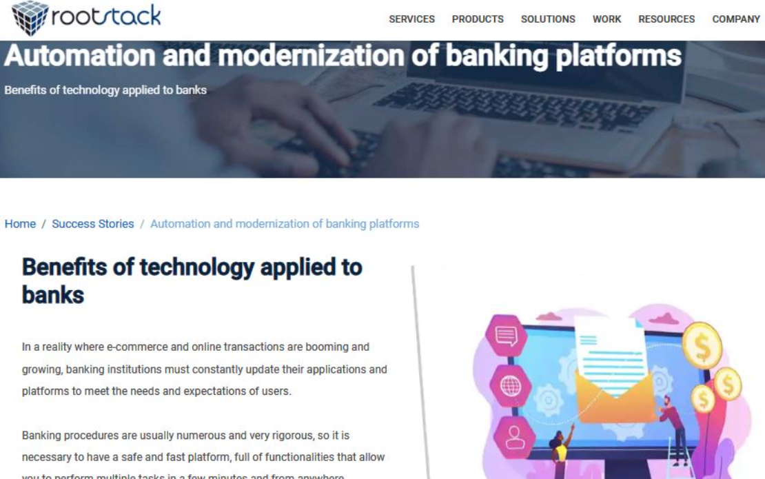 Automation and modernization of banking platforms