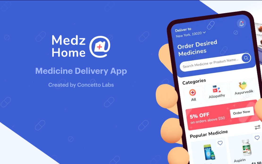 Medz Home an On Demand Medicine Delivery App Case Studies