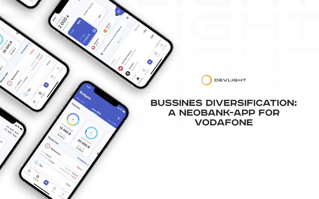 Bussines diversification: a neobank-app for Vodafone