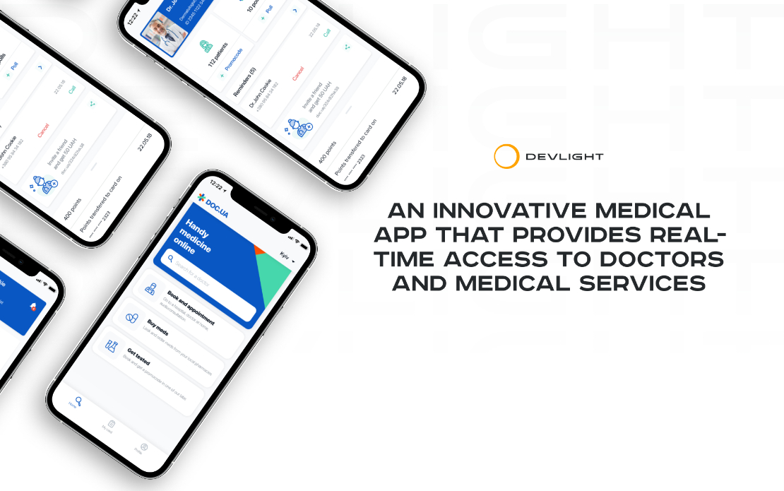 Innovative medical app that provides real-time access medical services