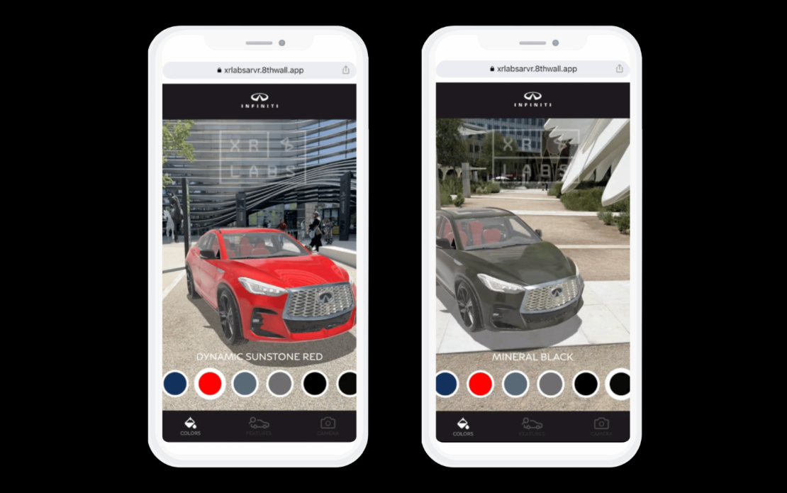 Web AR Experience for the Launch of Luxury Flagship Car in Middle East