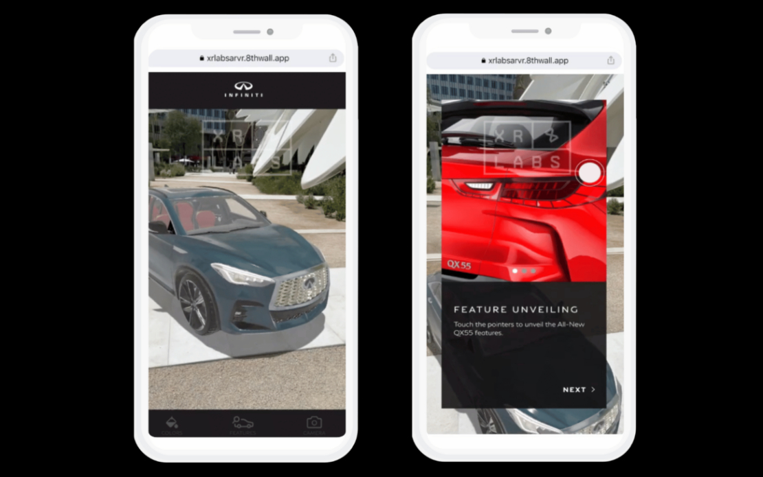 Web AR Experience for the Launch of Luxury Flagship Car in Middle East