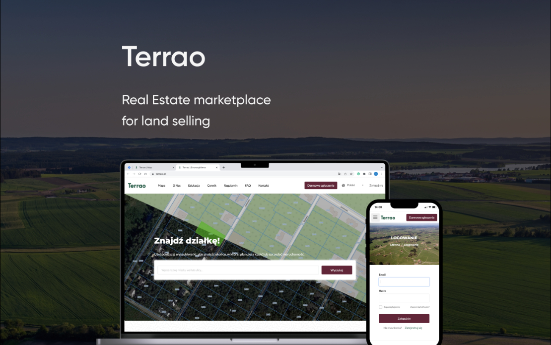 Real Estate marketplace for land selling 