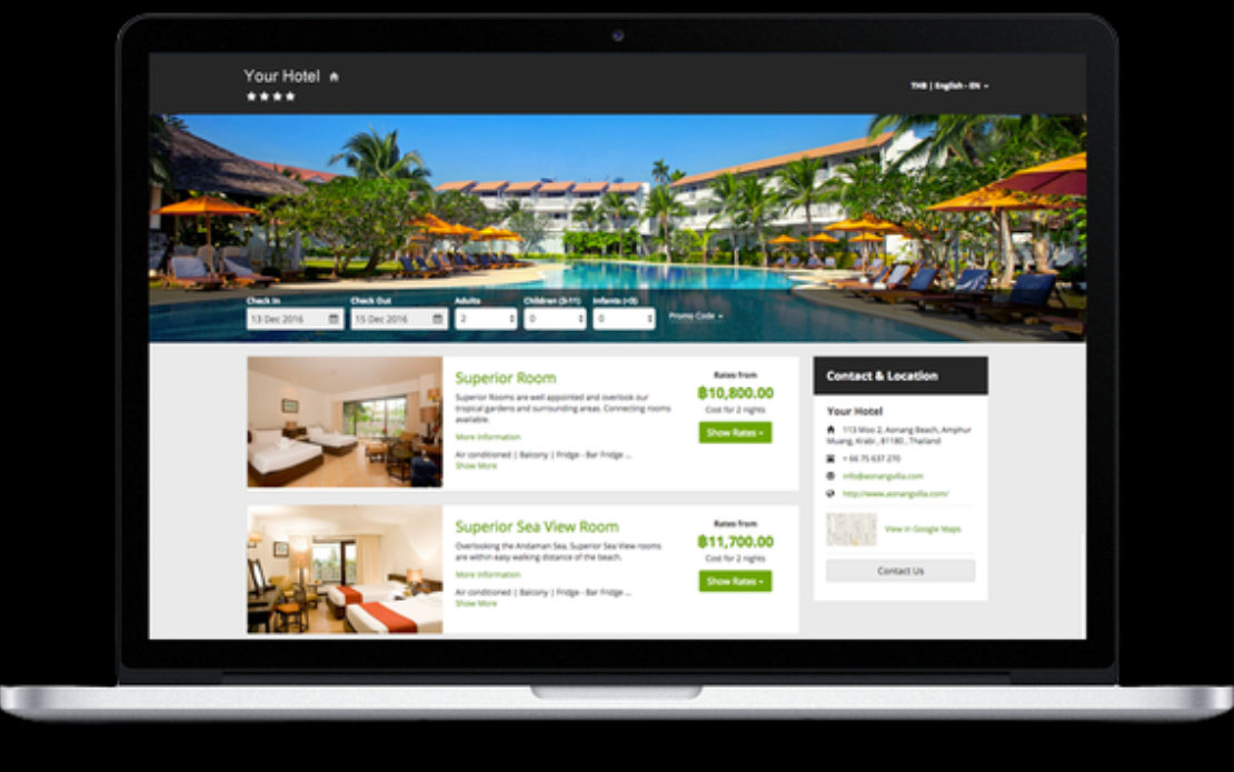 Advanced Hotel booking system with extended functionality