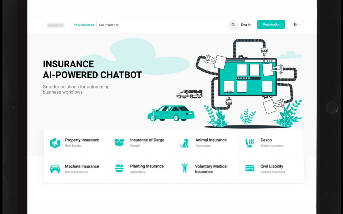AI-Enabled Chatbot for the Insurance Company
