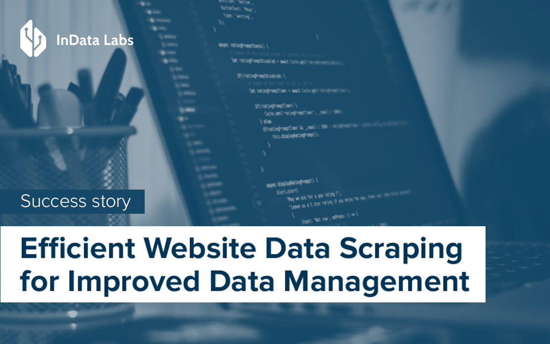Efficient Website Data Scraping for Improved Data Management