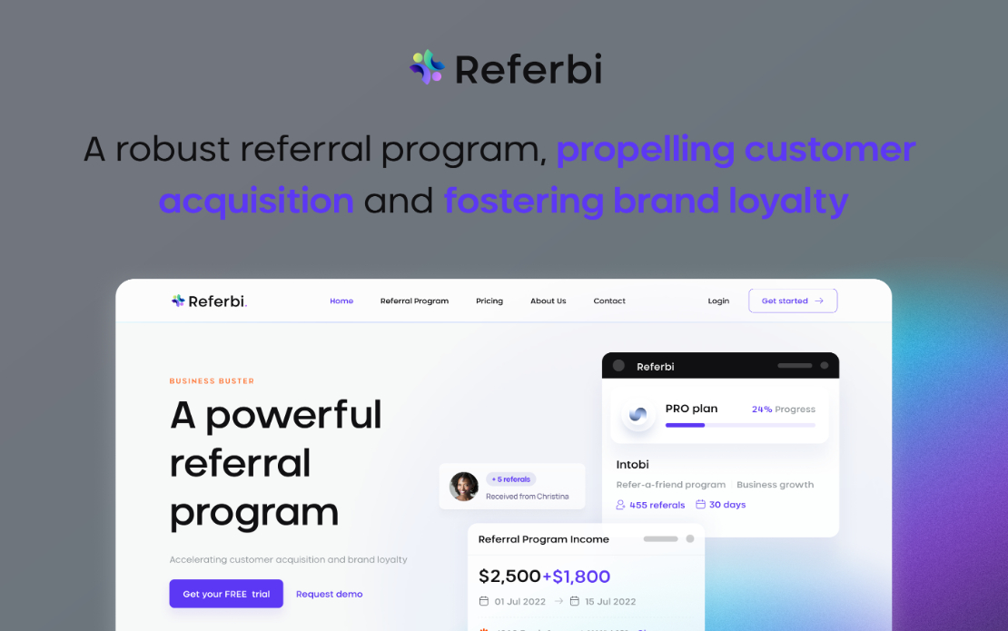 Referbi – Affiliate Referral Marketing Software