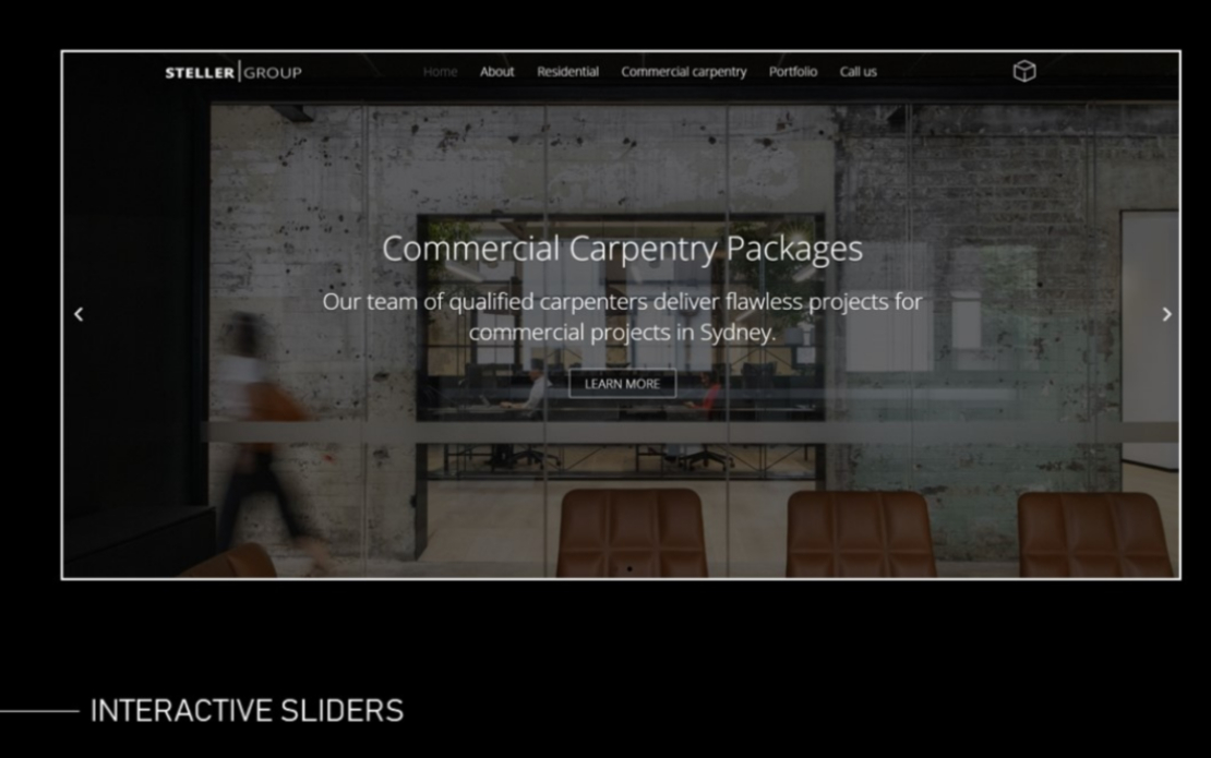 Steller Group | Construction Website Design