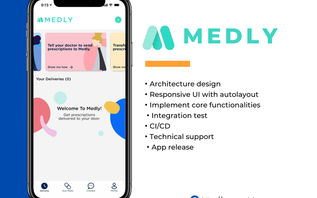 Medly – Pharmacy Delivery Mobile application