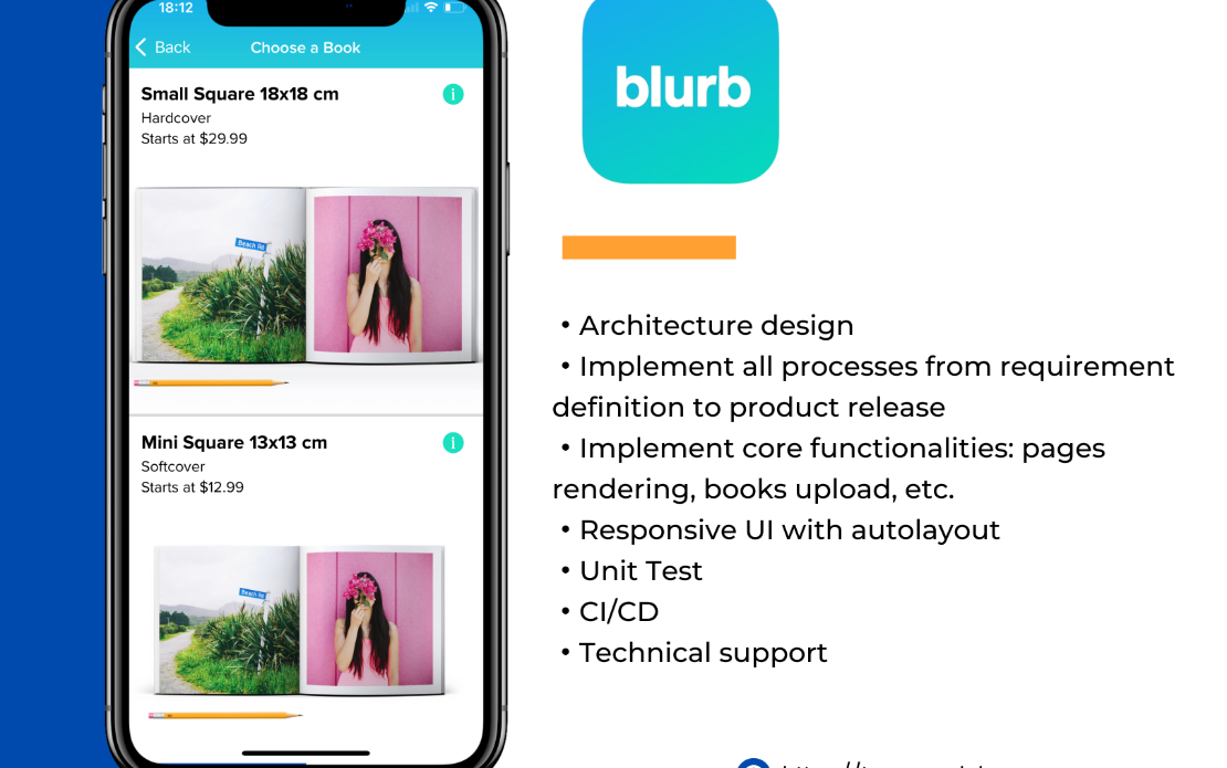 Blurd Photo Books Mobile App