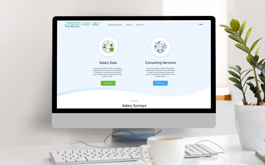 TBP2 | Landing page to promote HR reports as a service