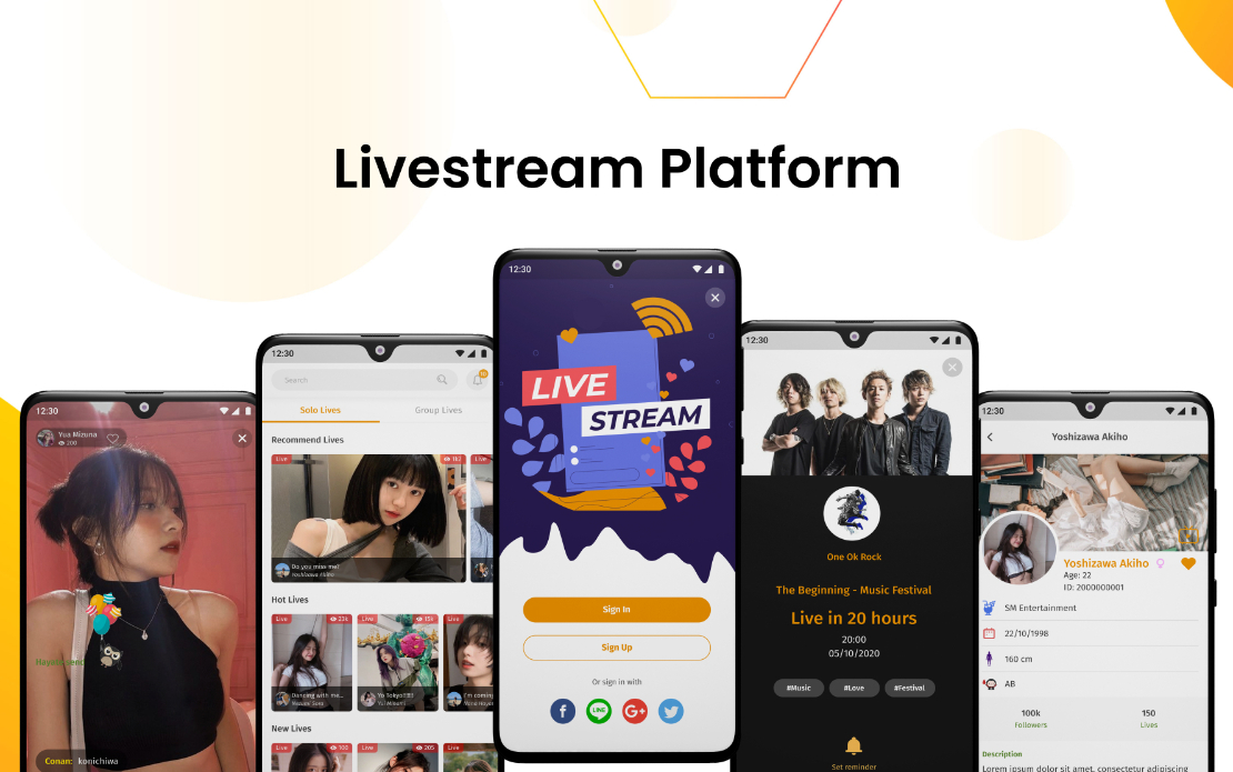 YJS - Social Live Streaming Platform