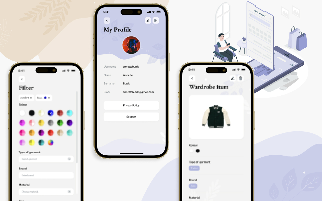 Style Me App is a digital wardrobe in the phone