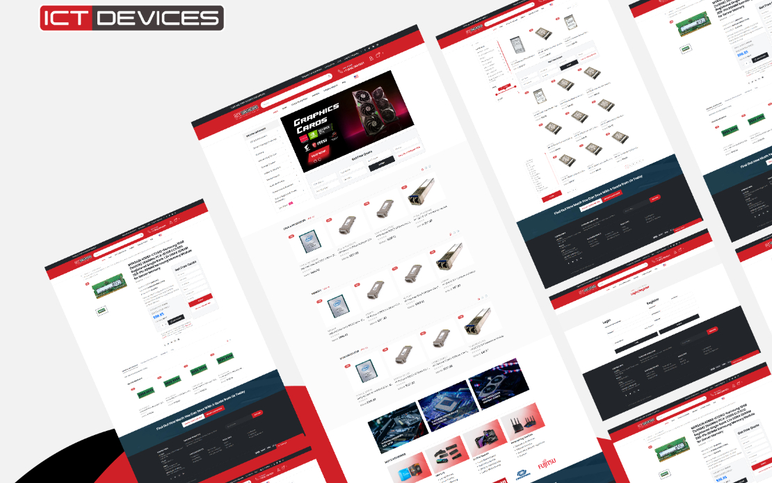ICT Devices ecommerce website