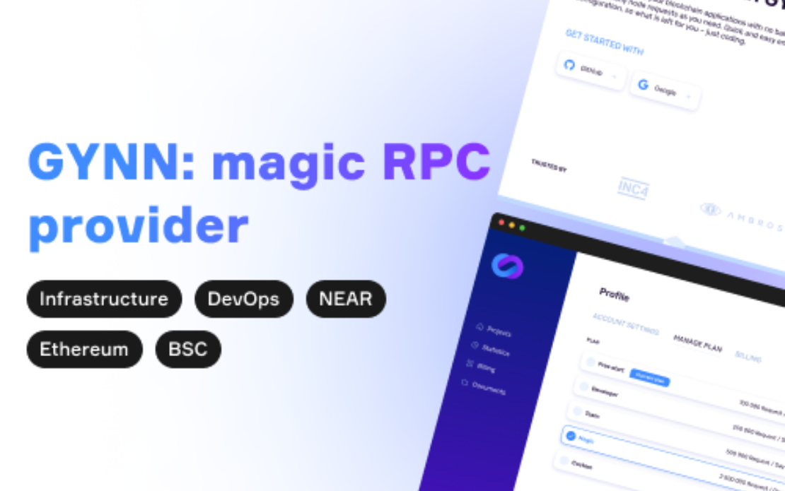 RPC provider for NEAR, Ethereum & BSC networks