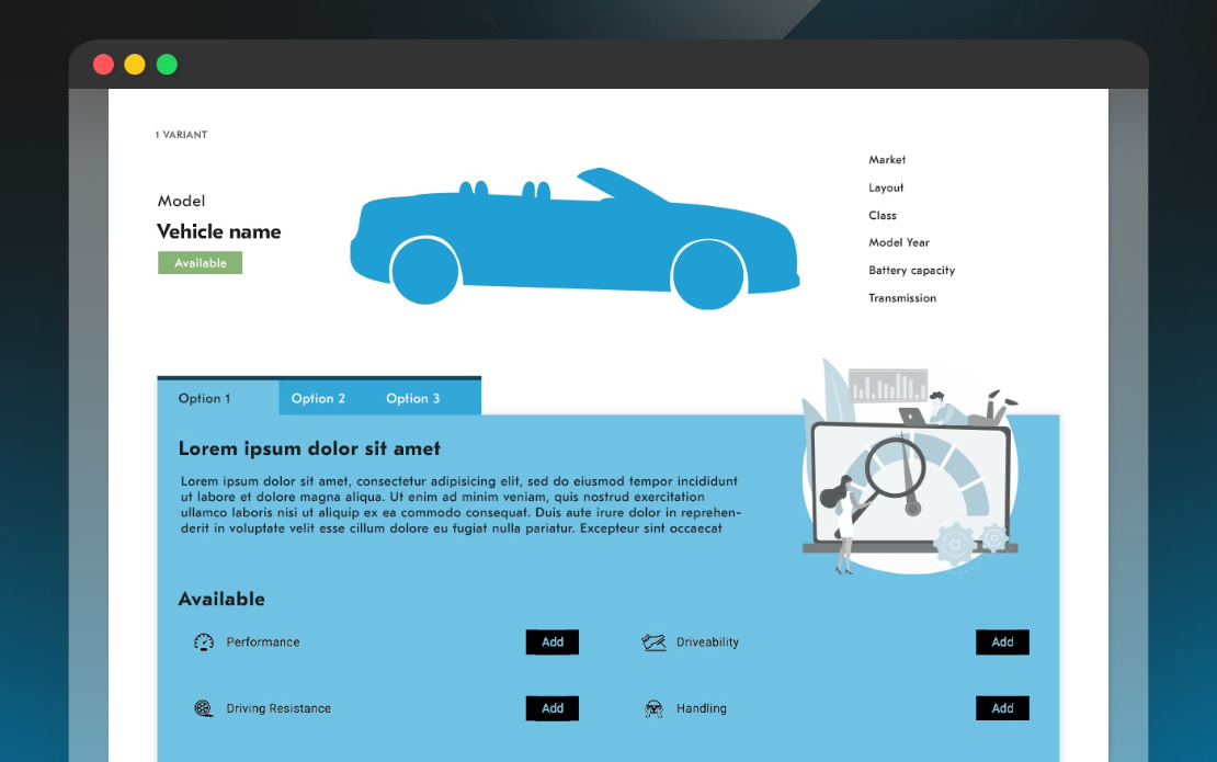 Automotive E-commerce Software Development