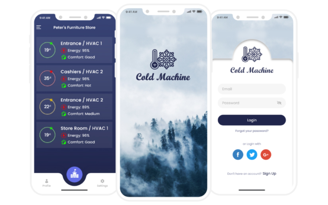 ColdMachine - IoT-based Temperature Monitoring App