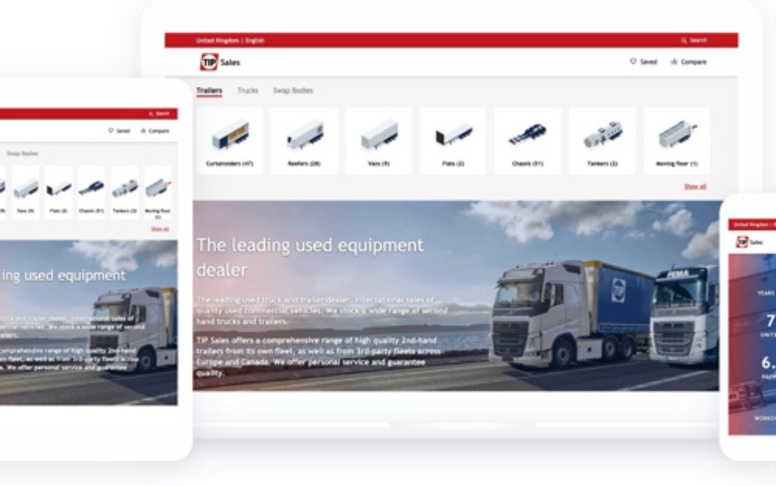 Marketplace for second hand trucks and trailers