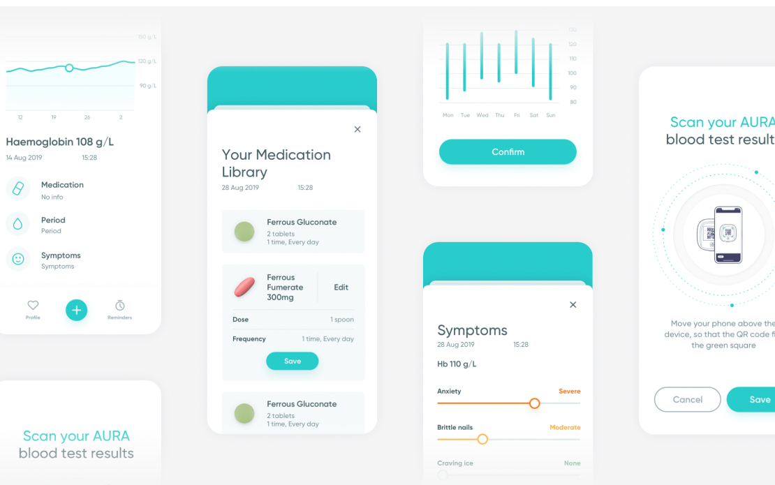 Luma: building a cross-platform mobile app with React Native for visualizing blood test results.