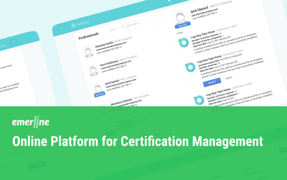 Online Platform for Certification Management 