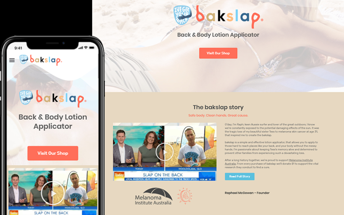 Bakslap – Back & Body Lotion Applicator