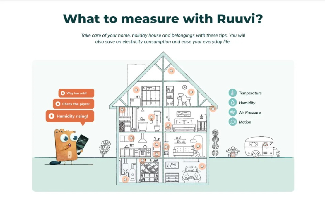 Ruuvi - Custom eCommerce Website for the Tech Startup