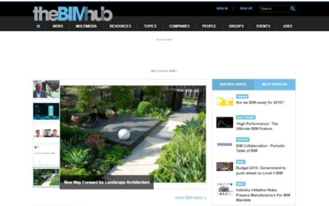 The BIM Hub - Social Media App for BIM Professionals