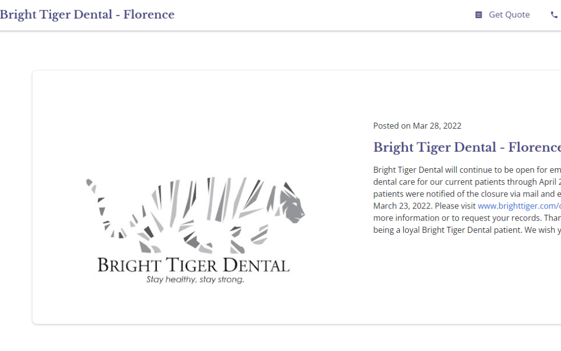 Bright Tiger Dental