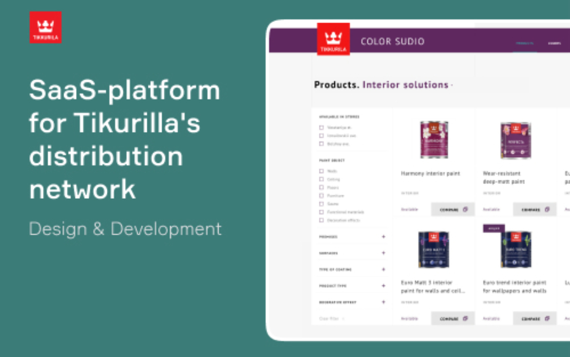 SaaS-platform for Tikurilla's distribution network