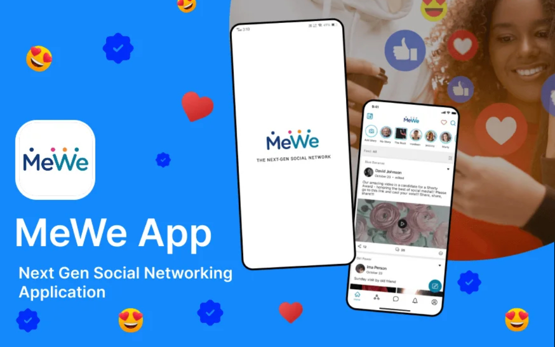 MeWe App - Next Gen Social Networking App for Android & Iphone