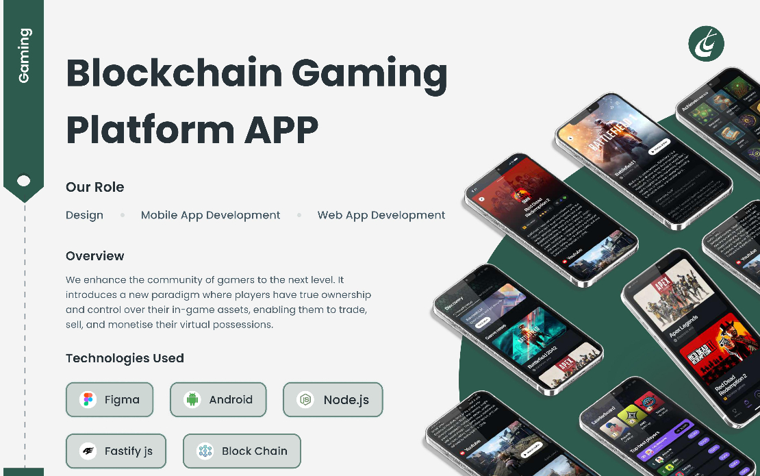 Blockchain Gaming Platform App