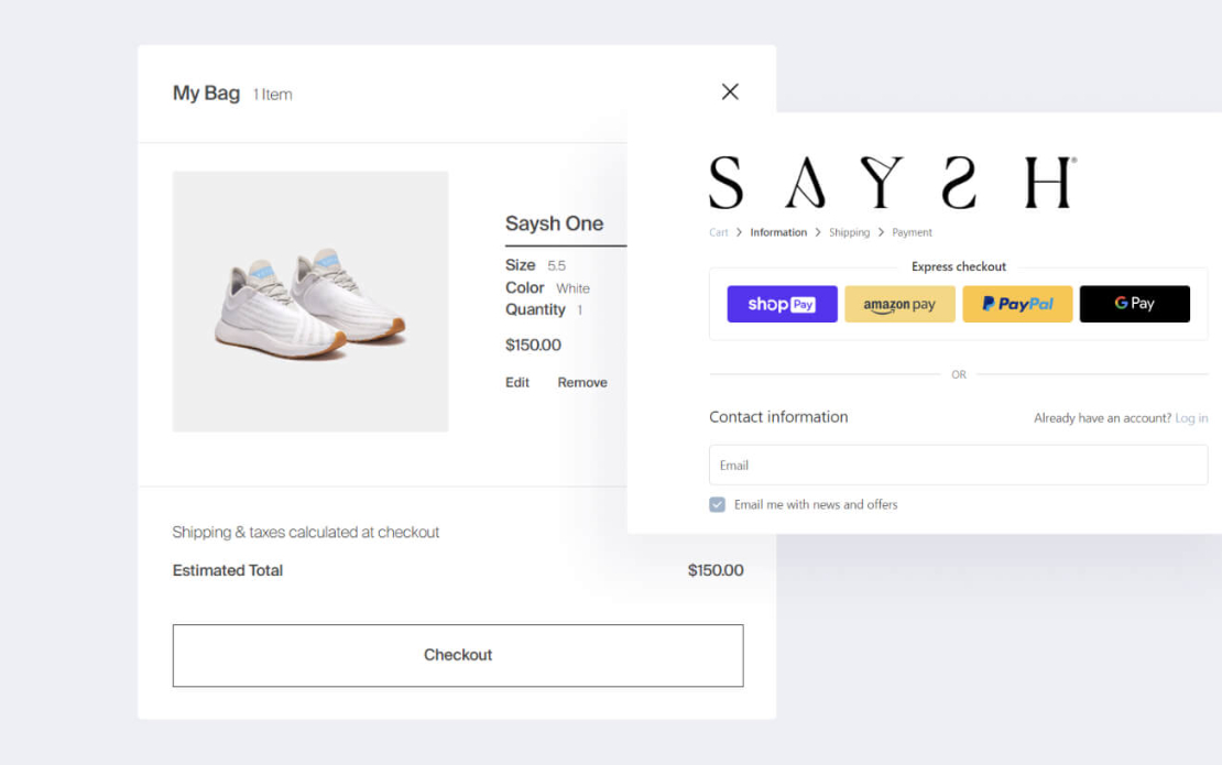 Saysh: Shopify Website Redesign For Bold Female-Led Lifestyle Brand