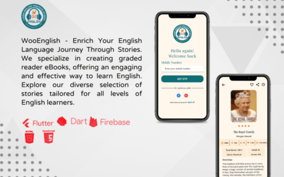 English Learning App Development (WooEnglish)