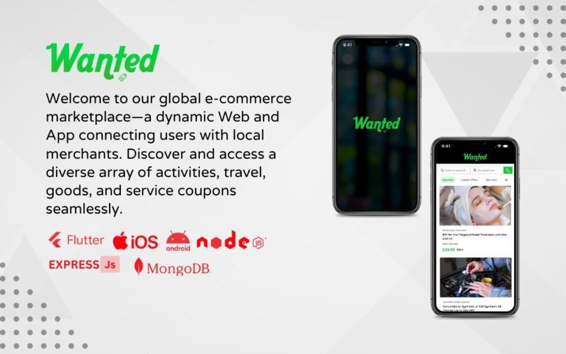 E-commerce Marketplace App Development - Wanted