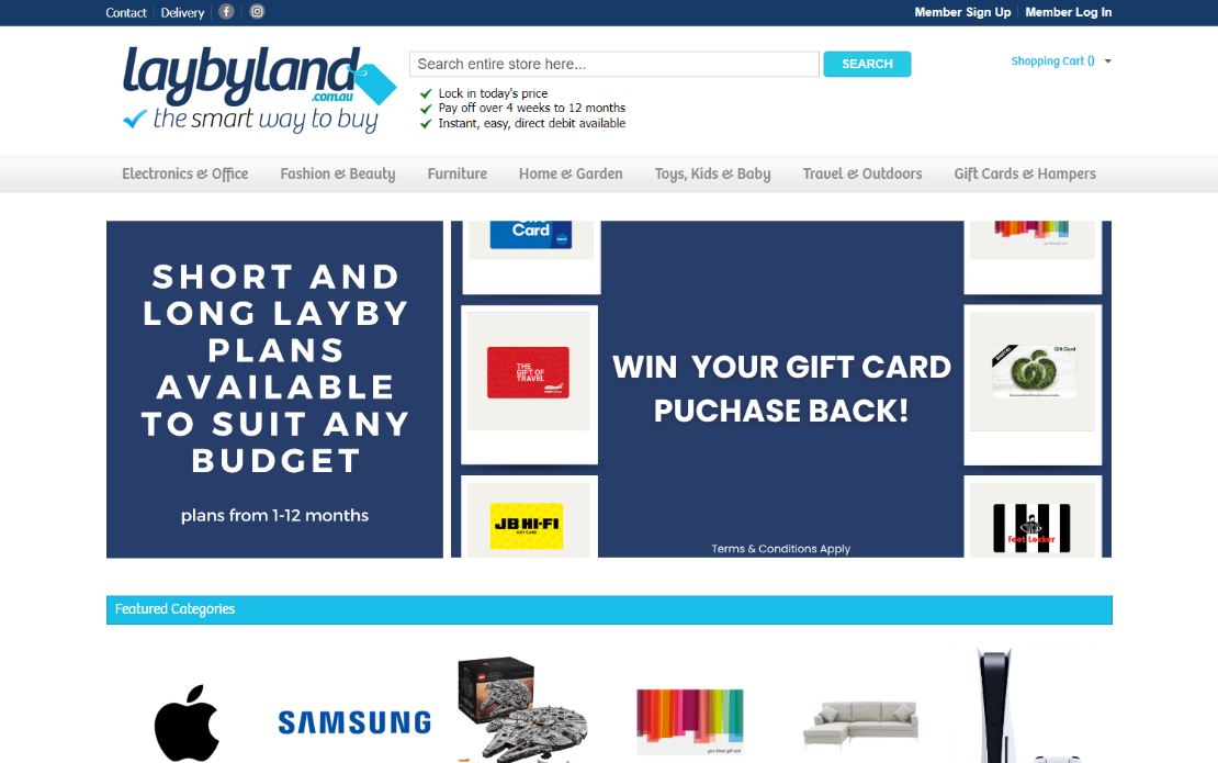 The Laybyland’s sustainable eCommerce system