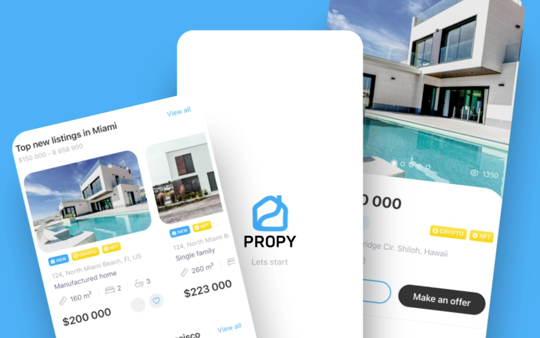 PROPY - Mobile app for Real Estate interactions