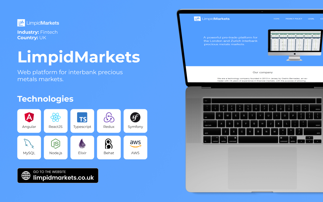 Web Development and Maintenance for Limpid Markets  
