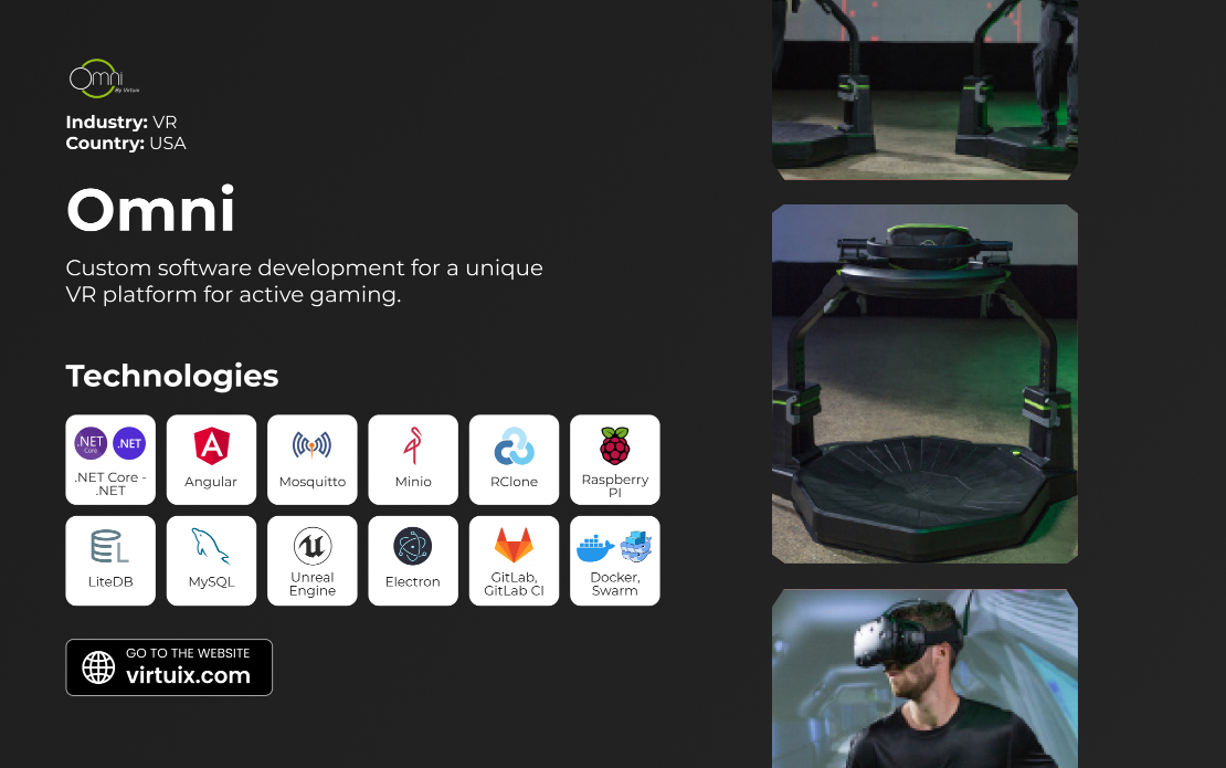 Custom VR Development for Omni