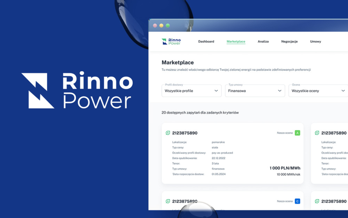 Rinno | A marketplace for purchasing energy resources 