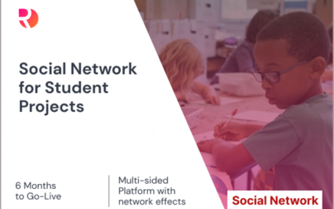  A social network for learners to review & share