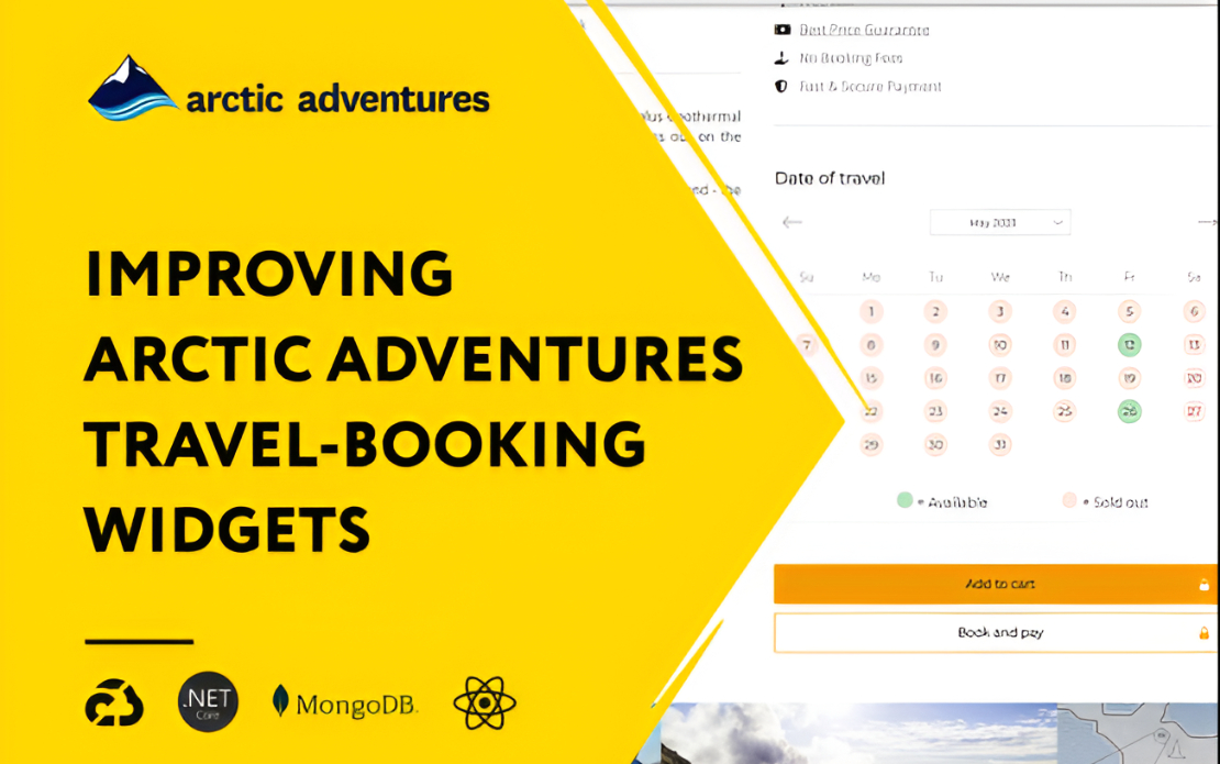 Improving Arctic Adventures Travel-Booking Widgets
