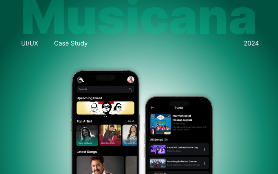 Musicana App Redesign